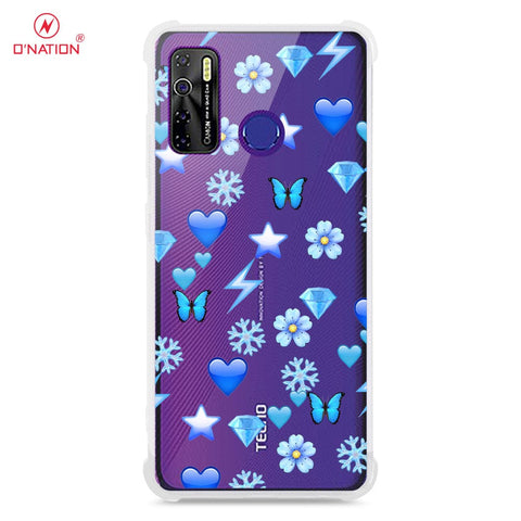 Tecno Camon 15 Cover - O'Nation Butterfly Dreams Series - 9 Designs - Clear Phone Case - Soft Silicon Borders