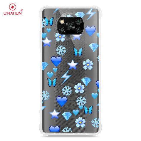 Xiaomi Poco X3 Cover - O'Nation Butterfly Dreams Series - 9 Designs - Clear Phone Case - Soft Silicon Borders