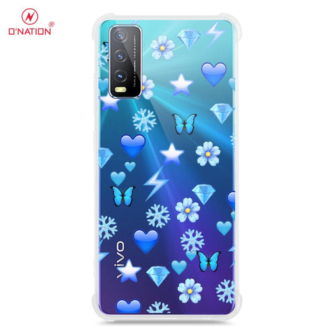 Vivo Y20s Cover - O'Nation Butterfly Dreams Series - 9 Designs - Clear Phone Case - Soft Silicon Borders