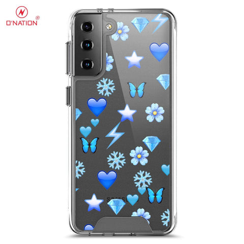 Samsung Galaxy S21 5G Cover - O'Nation Butterfly Dreams Series - 9 Designs - Clear Phone Case - Soft Silicon Borders