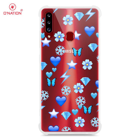 Samsung Galaxy A20s Cover - O'Nation Butterfly Dreams Series - 9 Designs - Clear Phone Case - Soft Silicon Borders