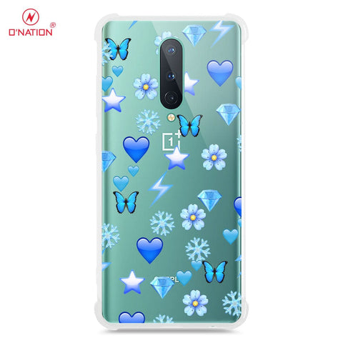 OnePlus 8 4G Cover - O'Nation Butterfly Dreams Series - 9 Designs - Clear Phone Case - Soft Silicon Borders