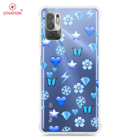 Xiaomi Redmi Note 10 5G Cover - O'Nation Butterfly Dreams Series - 9 Designs - Clear Phone Case - Soft Silicon Borders