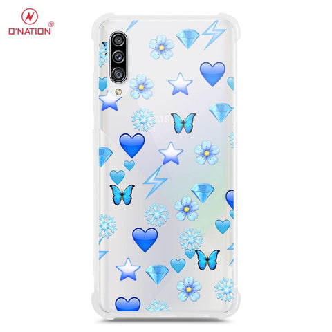 Samsung Galaxy A50 Cover - O'Nation Butterfly Dreams Series - 9 Designs - Clear Phone Case - Soft Silicon Borders