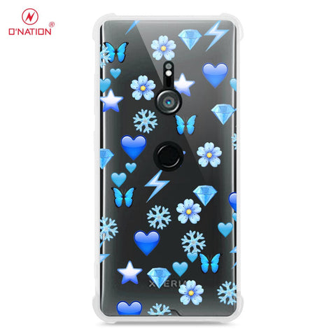 Sony Xperia XZ3 Cover - O'Nation Butterfly Dreams Series - 9 Designs - Clear Phone Case - Soft Silicon Borders