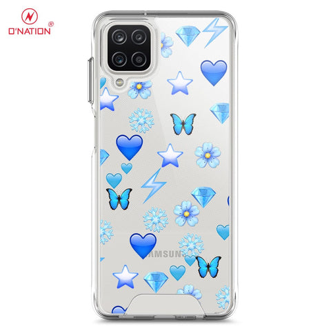 Samsung Galaxy A12 Cover - O'Nation Butterfly Dreams Series - 9 Designs - Clear Phone Case - Soft Silicon Borders