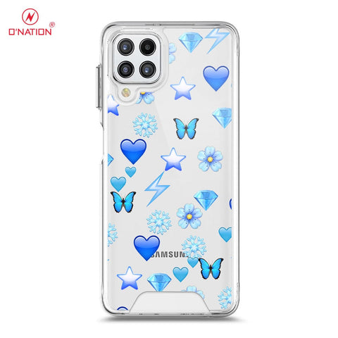 Samsung Galaxy M22 Cover - O'Nation Butterfly Dreams Series - 9 Designs - Clear Phone Case - Soft Silicon Borders