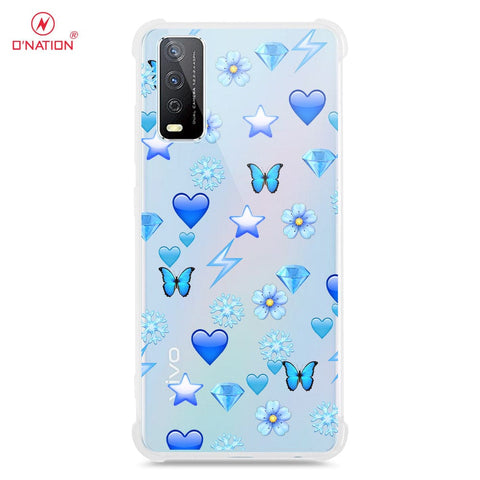 Vivo Y12a Cover - O'Nation Butterfly Dreams Series - 9 Designs - Clear Phone Case - Soft Silicon Borders