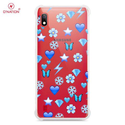 Samsung Galaxy A10 Cover - O'Nation Butterfly Dreams Series - 9 Designs - Clear Phone Case - Soft Silicon Borders