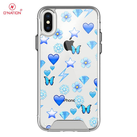 iPhone XS Max Cover -  O'Nation Butterfly Dreams Series - 9 Designs - Clear Phone Case - Soft Silicon Borders