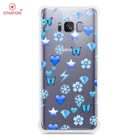 Samsung Galaxy S8 Cover - O'Nation Butterfly Dreams Series - 9 Designs - Clear Phone Case - Soft Silicon Borders