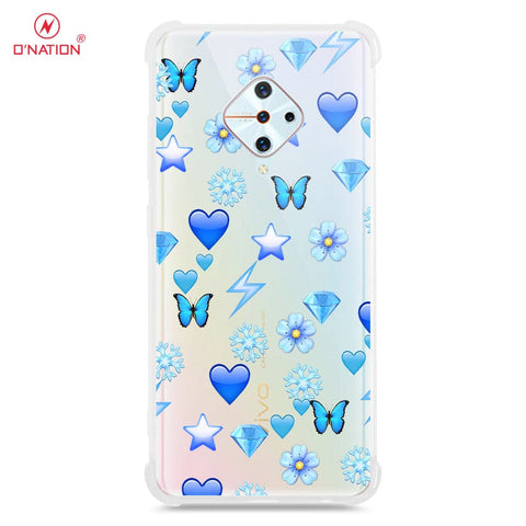 Vivo S1 Pro Cover - O'Nation Butterfly Dreams Series - 9 Designs - Clear Phone Case - Soft Silicon Bordersx