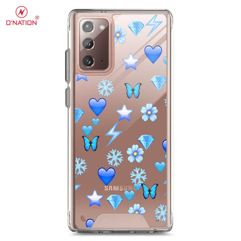 Samsung Galaxy Note 20 Cover - O'Nation Butterfly Dreams Series - 9 Designs - Clear Phone Case - Soft Silicon Bordersx