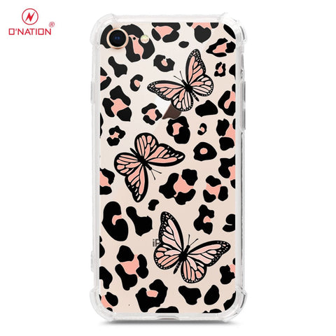 iPhone 8 / 7 Cover - O'Nation Butterfly Dreams Series - 9 Designs - Clear Phone Case - Soft Silicon Borders