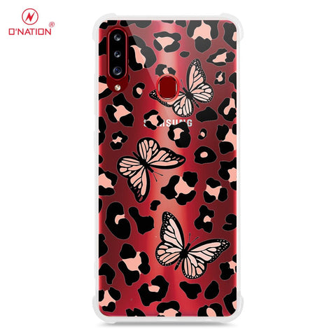 Samsung Galaxy A20s Cover - O'Nation Butterfly Dreams Series - 9 Designs - Clear Phone Case - Soft Silicon Borders