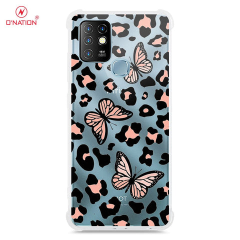 Infinix Hot 10 Cover - O'Nation Butterfly Dreams Series - 9 Designs - Clear Phone Case - Soft Silicon Borders