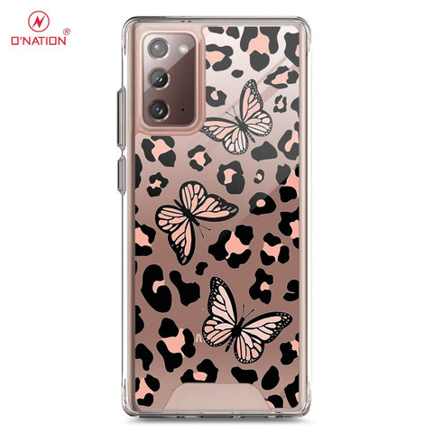 Samsung Galaxy Note 20 Cover - O'Nation Butterfly Dreams Series - 9 Designs - Clear Phone Case - Soft Silicon Bordersx