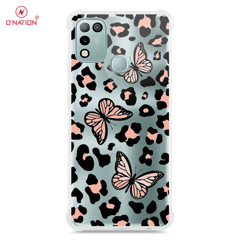 Infinix Hot 10 Play Cover - O'Nation Butterfly Dreams Series - 9 Designs - Clear Phone Case - Soft Silicon Borders