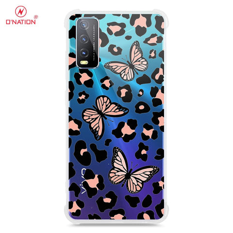 Vivo Y20T Cover - O'Nation Butterfly Dreams Series - 9 Designs - Clear Phone Case - Soft Silicon Borders