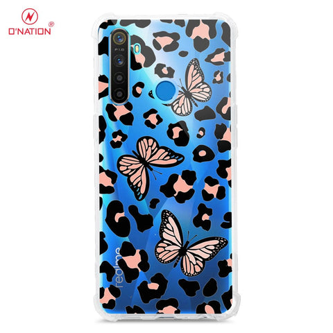 Realme 5 Cover - O'Nation Butterfly Dreams Series - 9 Designs - Clear Phone Case - Soft Silicon Borders