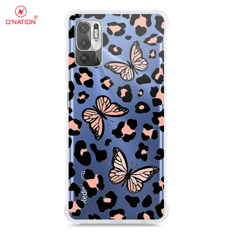 Xiaomi Redmi Note 10 5G Cover - O'Nation Butterfly Dreams Series - 9 Designs - Clear Phone Case - Soft Silicon Borders