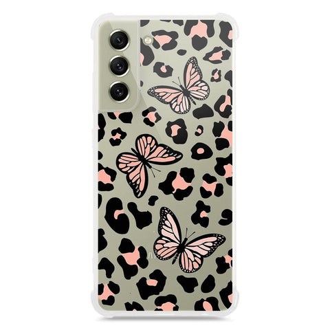 Samsung Galaxy S21 FE 5G Cover - O'Nation Butterfly Dreams Series - 9 Designs - Clear Phone Case - Soft Silicon Borders