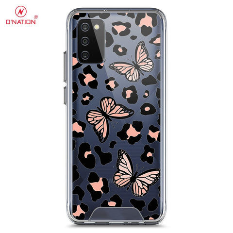 Samsung Galaxy M02s Cover - O'Nation Butterfly Dreams Series - 9 Designs - Clear Phone Case - Soft Silicon Borders