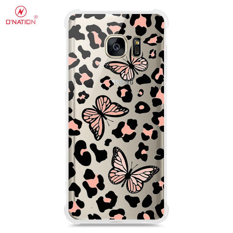 Samsung Galaxy S7 Cover - O'Nation Butterfly Dreams Series - 9 Designs - Clear Phone Case - Soft Silicon Borders