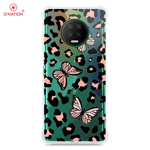 Infinix Note 7 Cover - O'Nation Butterfly Dreams Series - 9 Designs - Clear Phone Case - Soft Silicon Borders