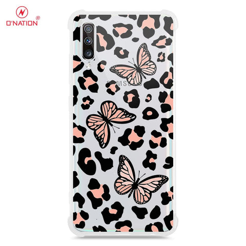 Samsung galaxy A70 Cover - O'Nation Butterfly Dreams Series - 9 Designs - Clear Phone Case - Soft Silicon Borders