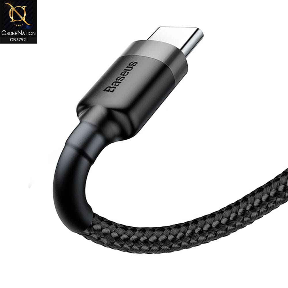 Baseus Cafule Usb To Type C Qc3 0 Nylon Braided Wire 3a 1m Catklf Bg1 Ordernation