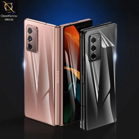 Samsung Galaxy Z Fold 2 5G Protector - 360° Transparent Unbreakable Full Body Protective Film Cover Sticker