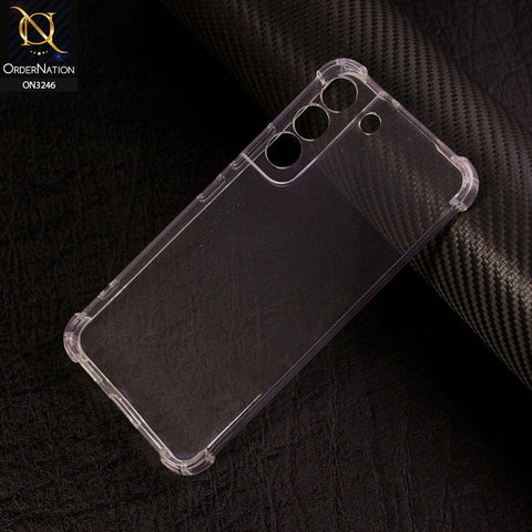 Samsung Galaxy S22 5G Cover - Soft 4D Design Shockproof Silicone Transparent Clear Case