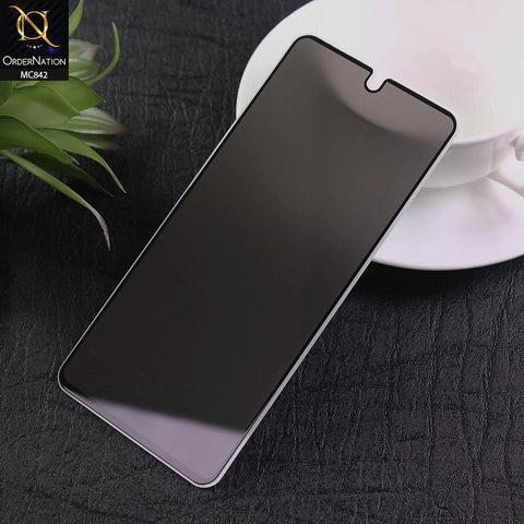 Xiaomi Poco X3 Screen Protector - Black - Privacy Tempared Screen Protector