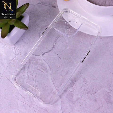 iPhone 13 Pro Max Cover - V2 - Space Premium Quality Drop Tested Transparent Case