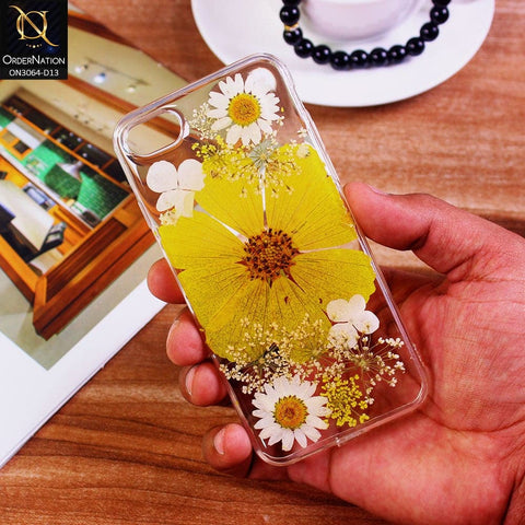 iPhone SE 2020 Cover - Design 13 - Dry Flower Soft Silicone Transparent Case