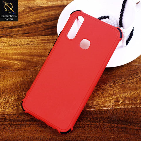 Vivo Y12 Cover - Red - Soft New Stylish Matte Look Case