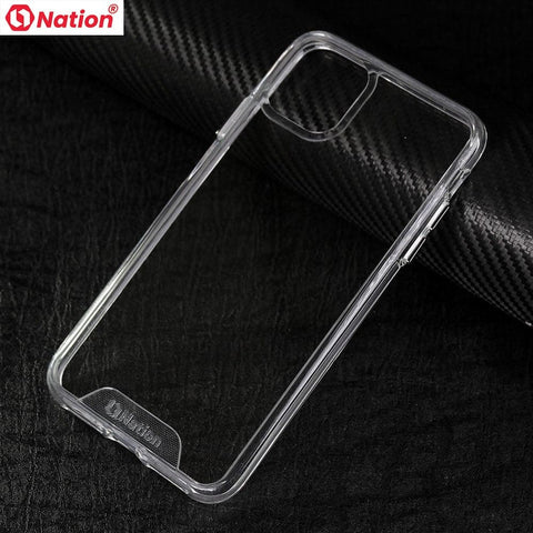 iPhone 11 Pro Max Cover - ONation Essential Series - Premium Quality No Yellowing Drop Tested Tpu+Pc Clear Soft Edges