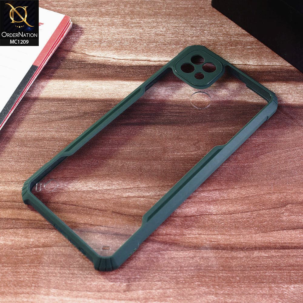 Realme C21 Cover - Green - Hybrid Tpu Pc Case