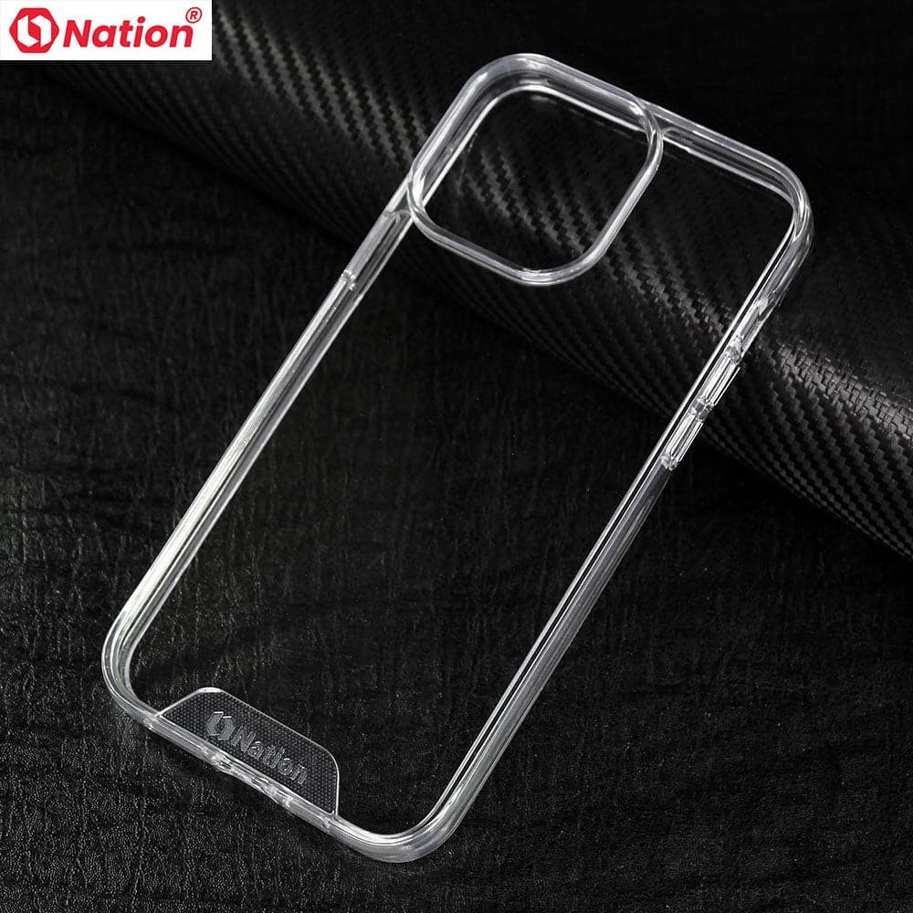 iPhone 14 Plus Cover - ONation Essential Series - Premium Quality No Yellowing Drop Tested Tpu+Pc Clear Soft Edges