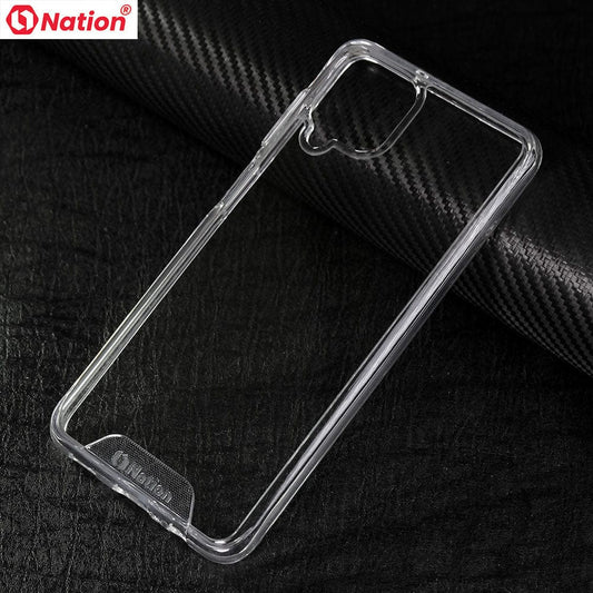 Samsung Galaxy M32 Cover - ONation Essential Series - Premium Quality No Yellowing Drop Tested Tpu+Pc Clear Soft Edges