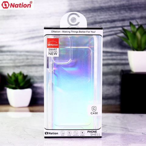 Xiaomi Redmi Note 10S Cover - ONation Essential Series - Premium Quality No Yellowing Drop Tested Tpu+Pc Clear Soft Edges