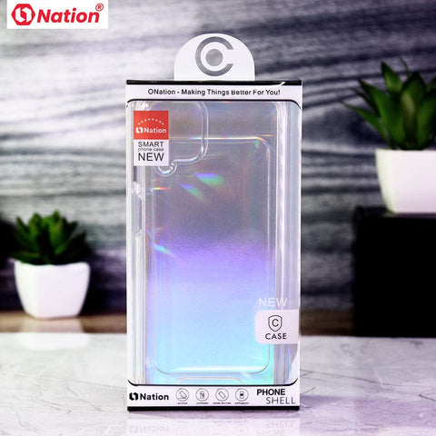 Samsung Galaxy M22 Cover - ONation Essential Series - Premium Quality No Yellowing Drop Tested Tpu+Pc Clear Soft Edges