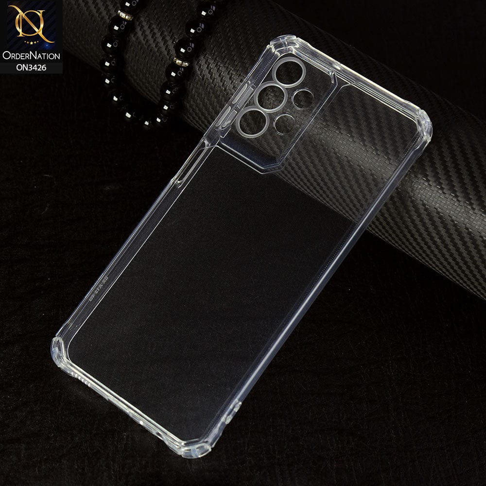 Samsung Galaxy A23 Cover - Transparent - New Soft TPU Shock Proof Bumper Transparent Protective Case with Camera Protection