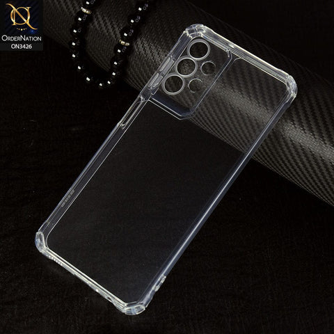 Samsung Galaxy A23 Cover - Transparent - New Soft TPU Shock Proof Bumper Transparent Protective Case with Camera Protection