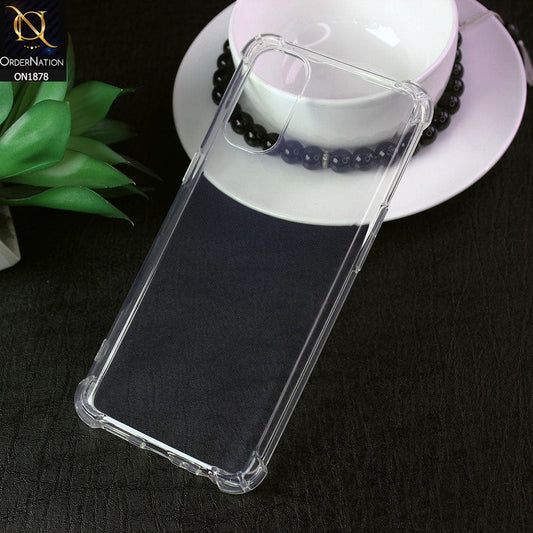 Oppo Reno 4 Cover - Soft 4D Design Shockproof Silicone Transparent Clear Case