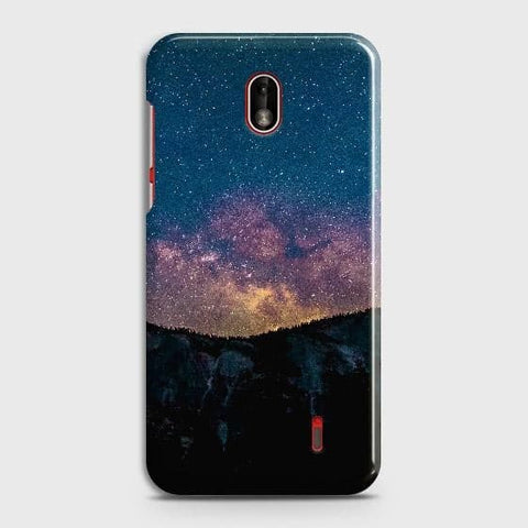 Nokia 1 Plus Cover - Matte Finish - Embrace Dark Galaxy  Trendy Printed Hard Case with Life Time Colors Guarantee