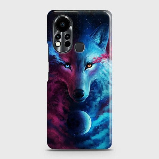 Infinix Hot 11s Cover - Infinity Wolf Trendy Printed Hard Case with Life Time Colors Guarantee