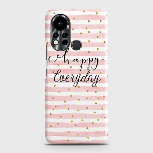 Infinix Hot 11s Cover - Trendy Happy Everyday Printed Hard Case with Life Time Colors Guarantee