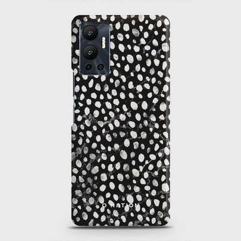 Infinix Hot 12 Cover - Bold Dots Series - Matte Finish - Snap On Hard Case with LifeTime Colors Guarantee